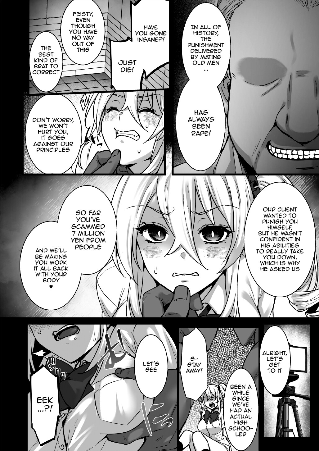 Hentai Manga Comic-Rental Breeding Old Men 4 ~Gang Banging A Gal As Punishment For Blackmailing Through Sugar Daddy Services~-Read-13